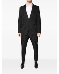 Dolce & Gabbana - Floral-Jacquard Two-Piece Suit - Lyst