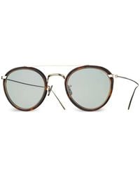 Eyevan 7285 - 762 Sonnenbrille Mit Rundem Gestell - Lyst