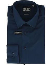 Scotch & Soda - Four-Way-Stretch Shirt - Lyst