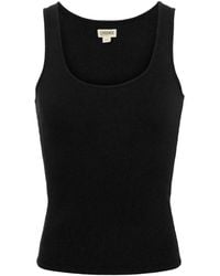 L'Agence - Adira Scoop-Neck Tank Top - Lyst