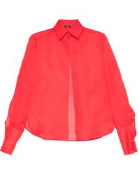 Kiton - Sheer-Hemd mit Einsätzen - Lyst