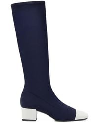 CAREL PARIS - Malaga Stretch-Fabric Knee-High Boots - Lyst