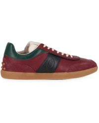Tod's - Gommino-Detail Panelled Sneakers - Lyst