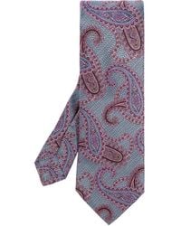 Etro - Paisley-Pattern Silk Tie - Lyst