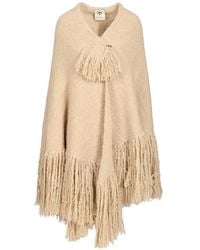 Chiara Is - Manta Fringed-Trim Shawl - Lyst