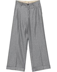 Luigi Bianchi - Pantalones de vestir con purpurina - Lyst