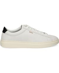BOSS - Logo-Print Sneakers - Lyst