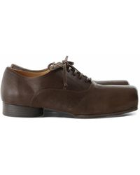Uma Wang - Ballet Square-Toe Lace-Up Derby Shoes - Lyst