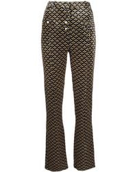 Rabanne - Patterned Buttoned Trousers - Lyst