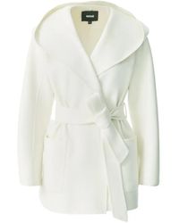 Mackage - Abrigo Paya Con Capucha Y Cinturón - Lyst
