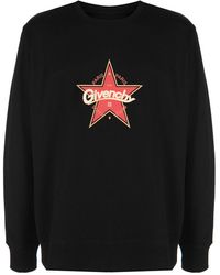 gym en workout voor Sweaters Givenchy Katoen Sweater Met Monogramprint in het Zwart voor heren Heren Kleding voor voor Kleding voor sport 