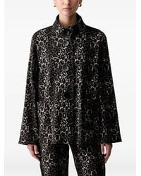 Joseph Ribkoff - Leopard-Print Button-Up Jacket - Lyst