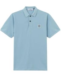 Stone Island - Polo M/Corta Slim Fit - Lyst