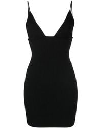 DSquared² - V-Neck Mini Dress - Lyst