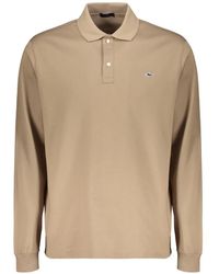 Paul & Shark - Logo-Patch Long-Sleeved Polo Shirt - Lyst