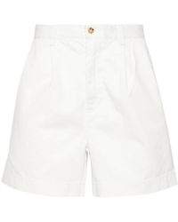 Polo Ralph Lauren - Pleated Twill Shorts - Lyst