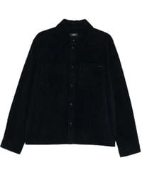 A.P.C. - Overhemd Met Ribfluwelen Zak - Lyst