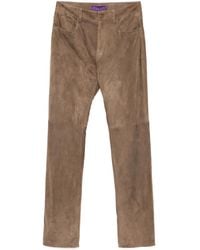 Ralph Lauren - Hose aus Wildleder - Lyst