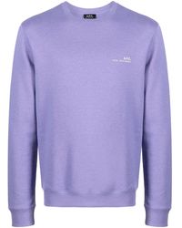 A.P.C. - Item Cotton Sweatshirt - Lyst