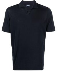 Drumohr - Open-collar Polo Shirt - Lyst