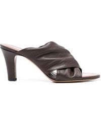 Paris Texas - Maria Leather Mules - Lyst