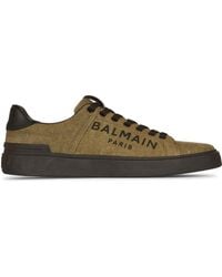 Balmain - Logo B-court Sneakers - Lyst