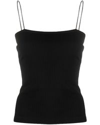 Helmut Lang - Spaghetti-strap Ribbed Top - Lyst