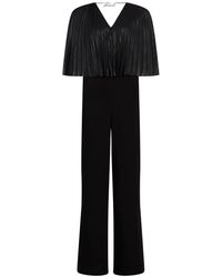 KARL LAGERFELD - Pleated Cape Jumpsuit - Lyst