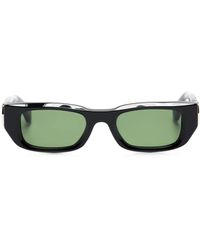 Off-White c/o Virgil Abloh - Off- Fillmore Rectangle-Frame Sunglasses - Lyst