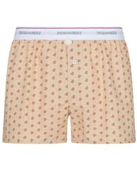 DSquared² - Floral-print Logo-waistband Boxers - Lyst