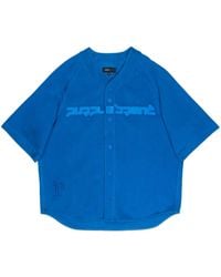 Purple Brand - Chemise En Coton À Logo Imprimé - Lyst