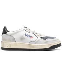 Autry - Medalist-Low Lace-Up Sneakers - Lyst