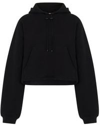 The Mannei - Cropped Drawstring Hoodie - Lyst