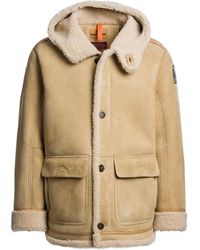 Parajumpers - Veste En Peau De Mouton Retournée À Capuche - Lyst