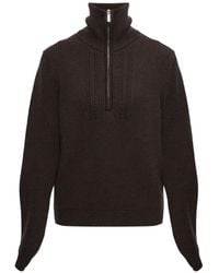 Paul & Shark - Half-Zip Wool Cardigan - Lyst