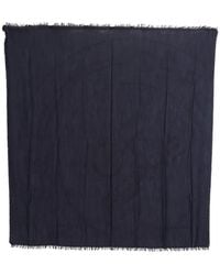 Gianfranco Ferré - Sciarpa Con Frange E Logo Goffrato - Lyst