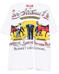 Junya Watanabe - X Levi's Graphic-Print T-Shirt - Lyst
