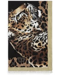 Dolce & Gabbana - Leopard-Print Beach Towel - Lyst