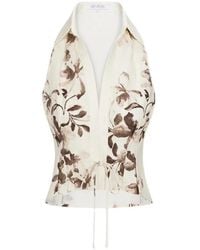 Hevron - Sloan Floral-Print Vest - Lyst