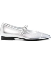 CAREL PARIS - Corail Leather Ballerina Shoes - Lyst