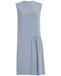 Ferragamo - Kleid Mit Falten - Lyst