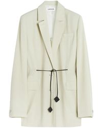 Lanvin - Blazer Con Botón - Lyst