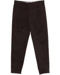 PT Torino - Pleated Cuffed Trousers - Lyst