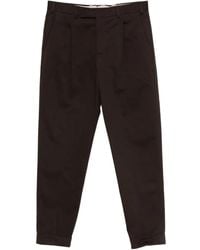 PT Torino - Pleated Cuffed Trousers - Lyst