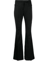 Tom Ford - High-Waist Wool Flared Trousers - Lyst