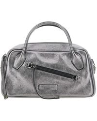 Gianni Chiarini - Metallic-Tote Bag mit Reißverschlussdetail - Lyst