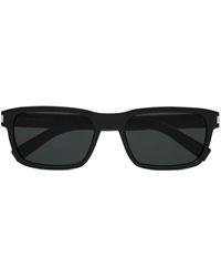 Saint Laurent - 662 Rectangle-frame Sunglasses - Lyst