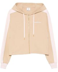 CASABLANCA - Punto Side-Stripe Zip-Up Hoodie - Lyst