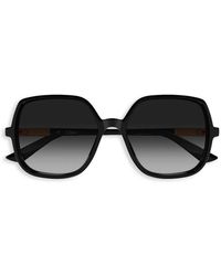 Chloé - Oversized Geometric-Frame Sunglasses - Lyst