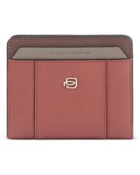 Piquadro - Logo-Plaque Bi-Fold Leather Wallet - Lyst